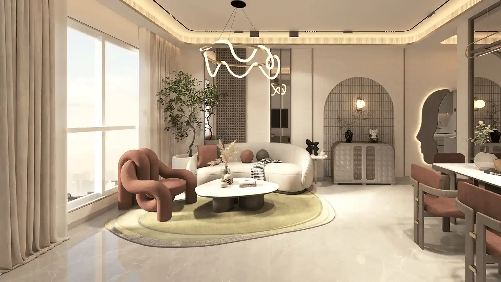 Runwal Codename Beyond The Green Living Room